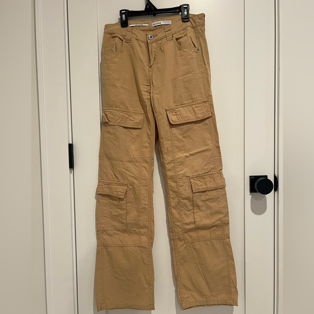 long brown cargo pants
